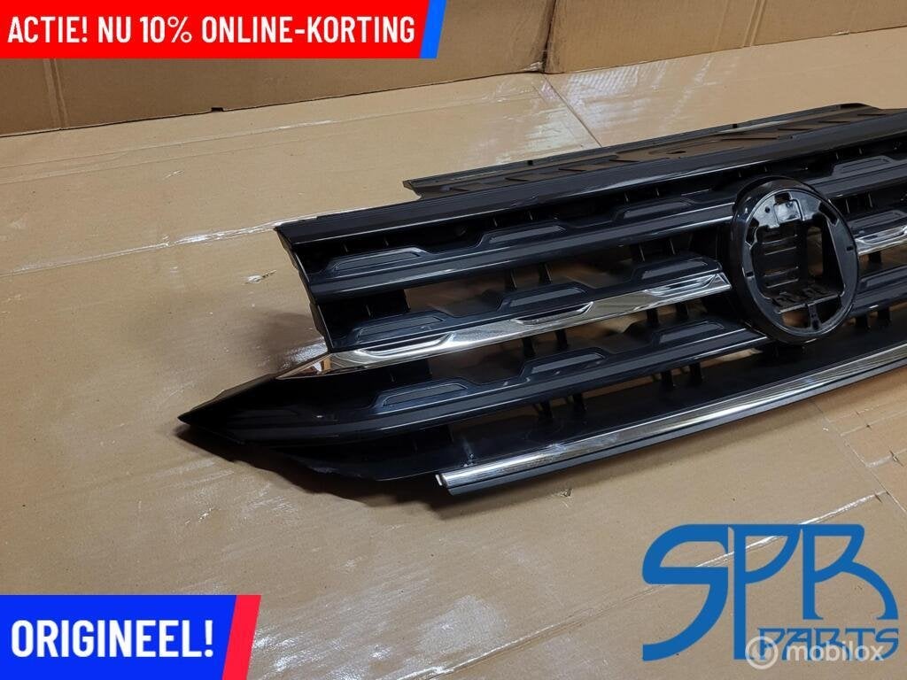 Vw T-CROSS 2GM GRILLE ORIGINEEL CHROOM GRILL SCHADE STUK, Auto-onderdelen, Gebruikt, VOLKSWAGEN, Volkswagen, Ophalen of Verzenden