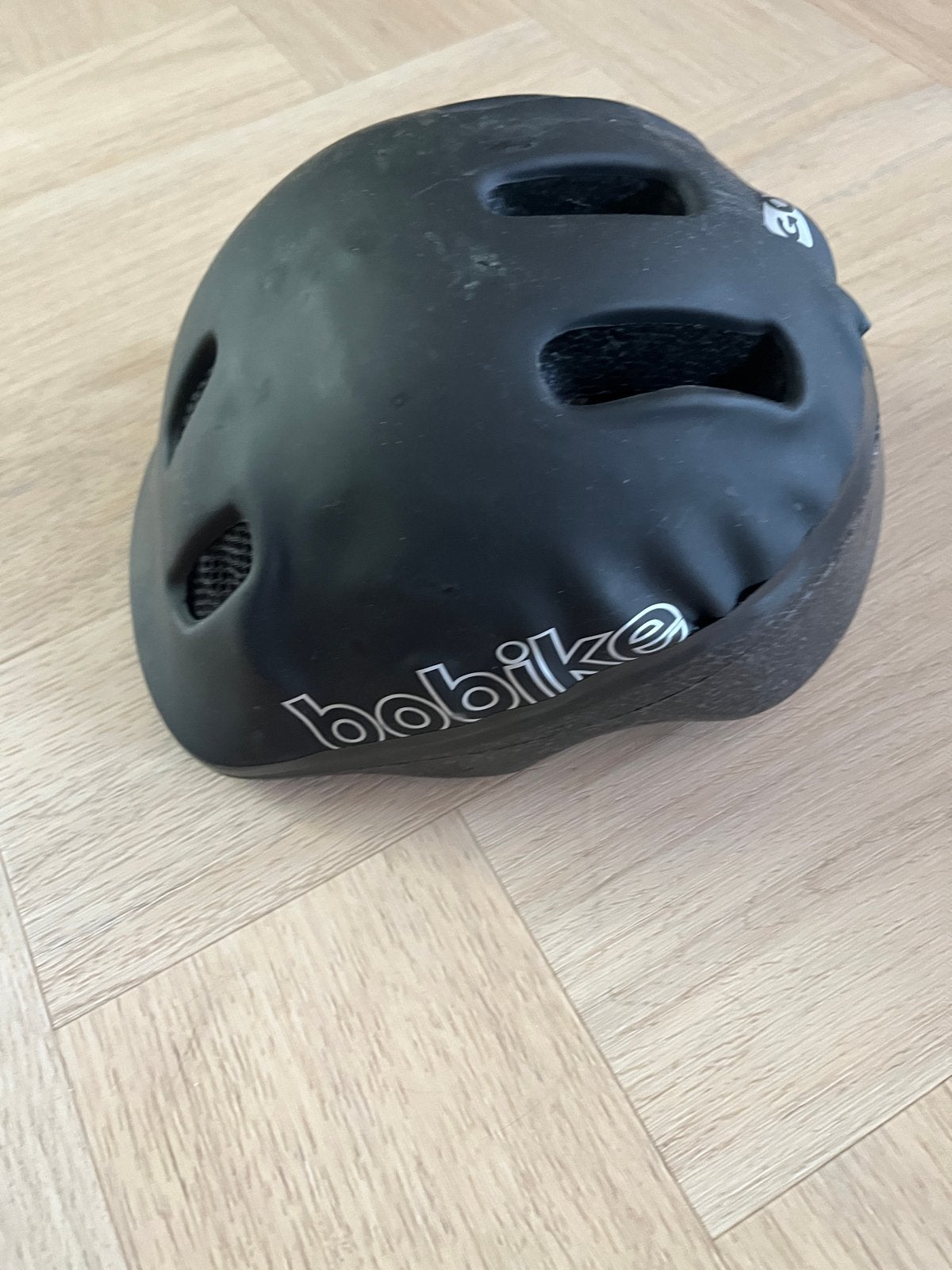 Bobike GO fietshelm voor peuters - Zwart, Ophalen of Verzenden, Gebruikt, Overige maten, Jongen of Meisje