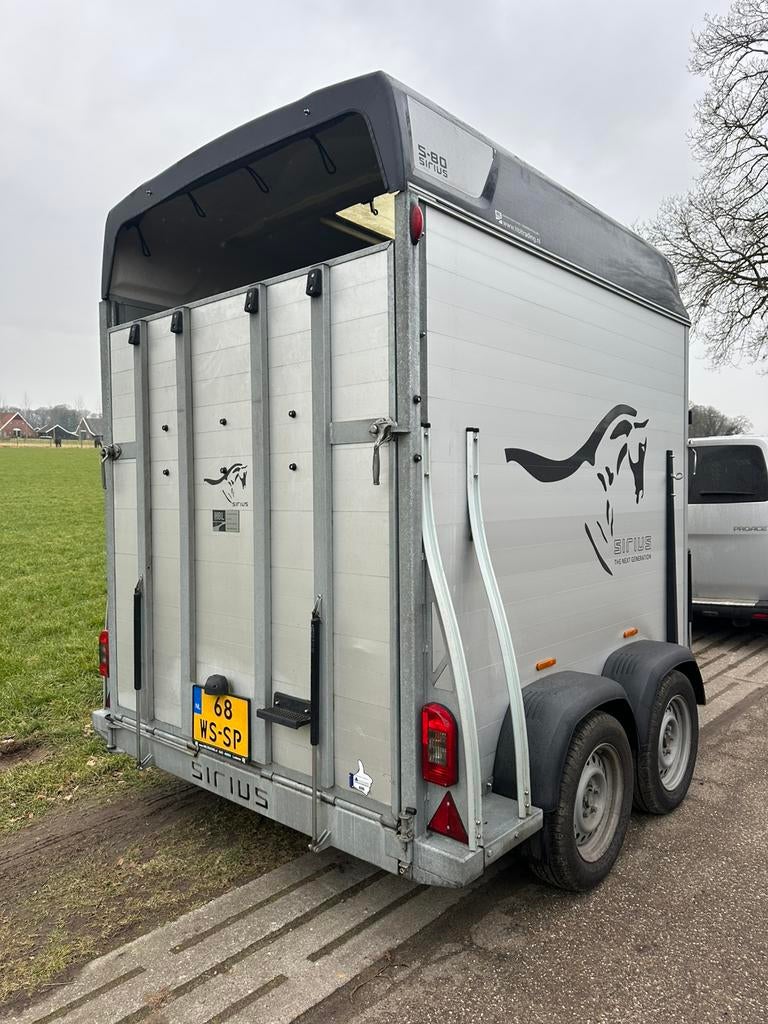 Paardentrailer sirius topstaat !!!, Ophalen of Verzenden, Zo goed als nieuw, Hout