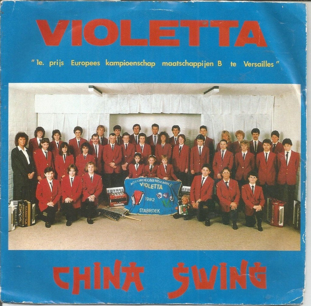 Accordeon Ensemble Violetta – China Swing (1988), Cd's en Dvd's, Limited edition, 7 inch, Ophalen of Verzenden, Zo goed als nieuw