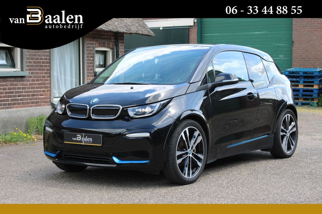 BMW i3 S 120Ah 42 kWh SOh 90,4% LEER NAVI LED CAMERA PDC 960, Automaat, Achterwielaandrijving, 4 stoelen, Zwart