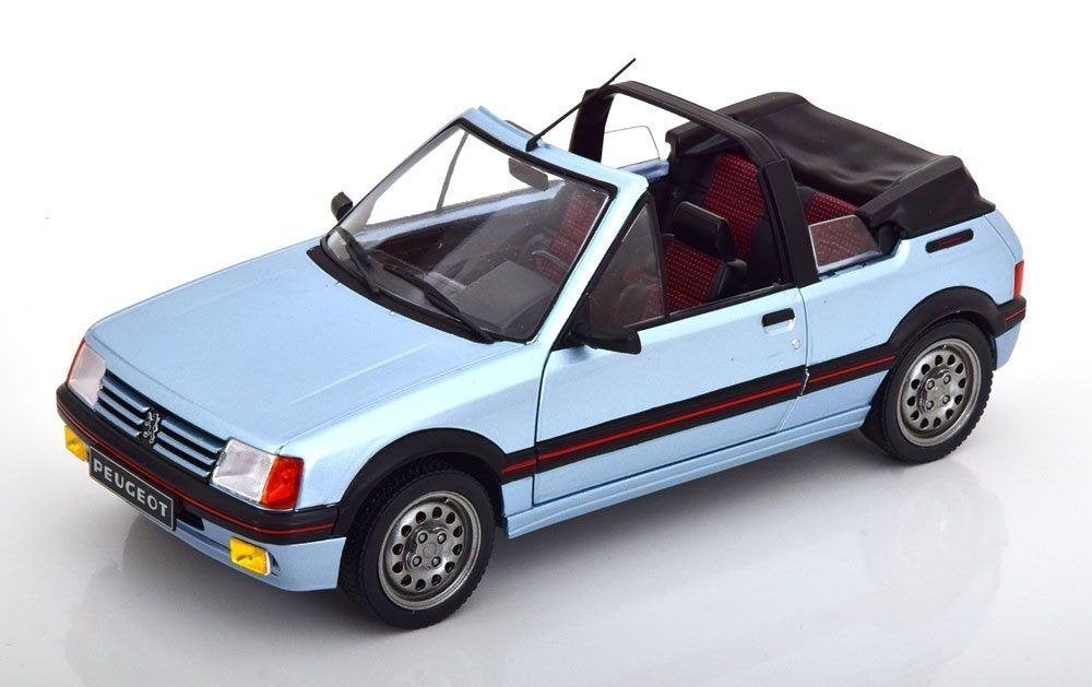 Peugeot 205 CTI cabriolet blauw solido nieuw 1:18, Ophalen, Nieuw, Auto, Solido