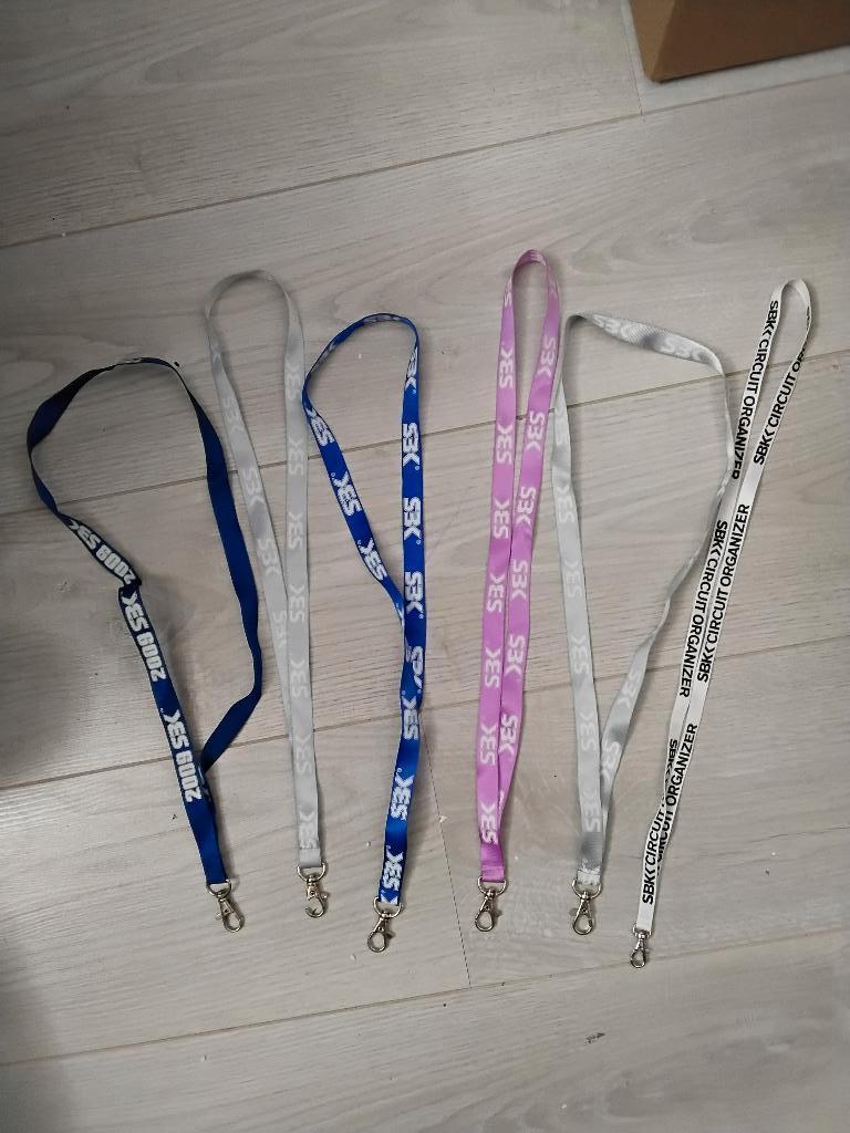 6 lanyards superbike tt circuit assen, Ophalen of Verzenden, Zo goed als nieuw, Motoren