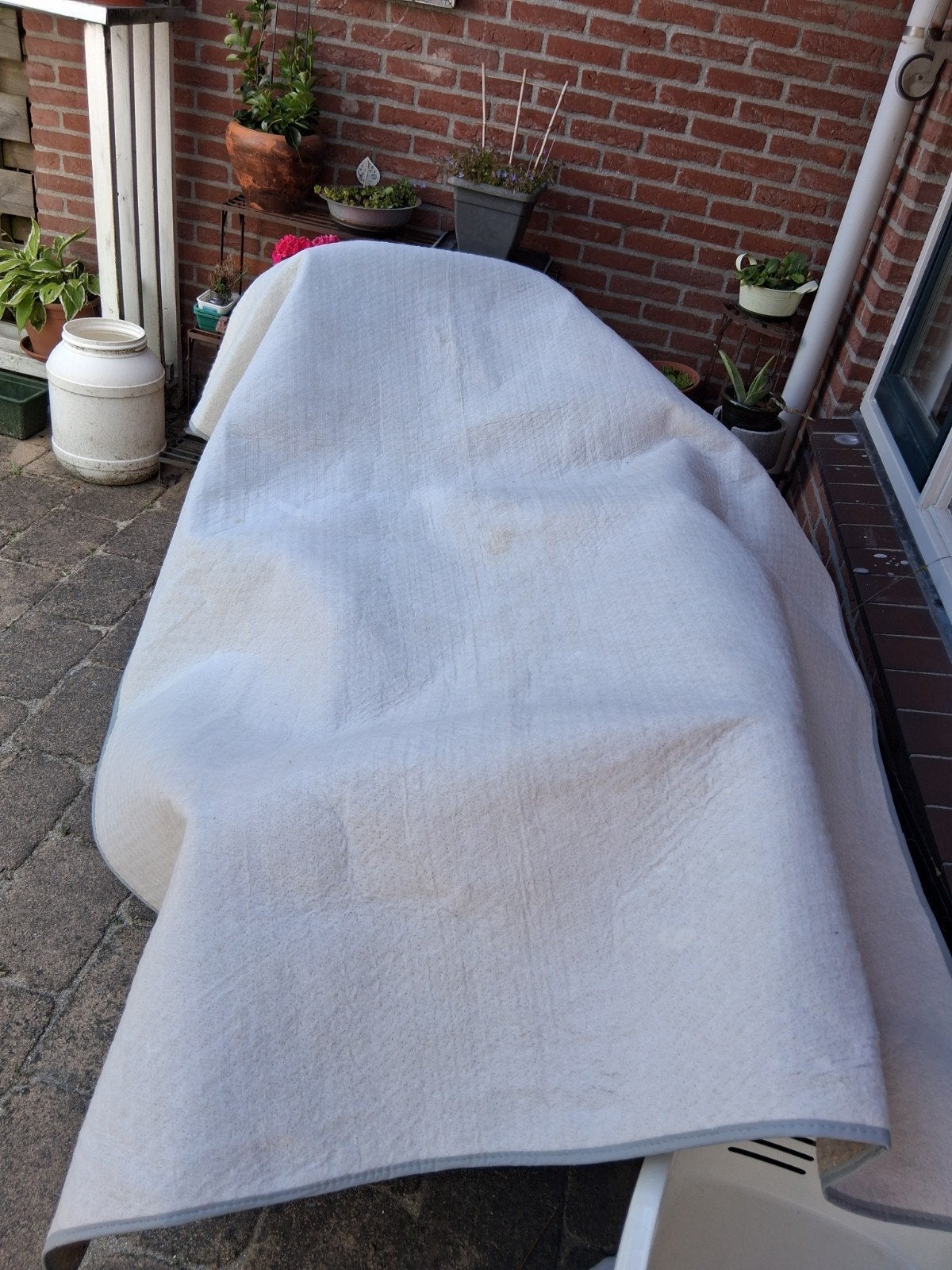 Ondermatras beschermer 140x200, Ophalen, Tweepersoons, Hout, 140 cm