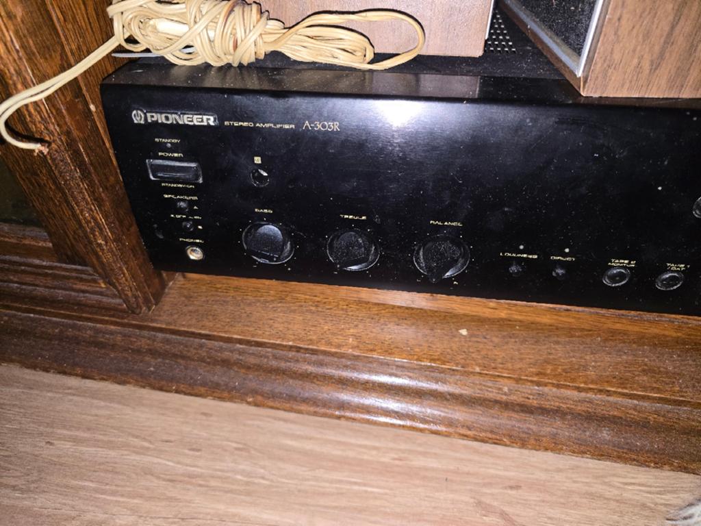 Pioneer A-303R versterker met Hifi Sound Project speakers, Ophalen, Gebruikt, 60 tot 120 watt, Pioneer