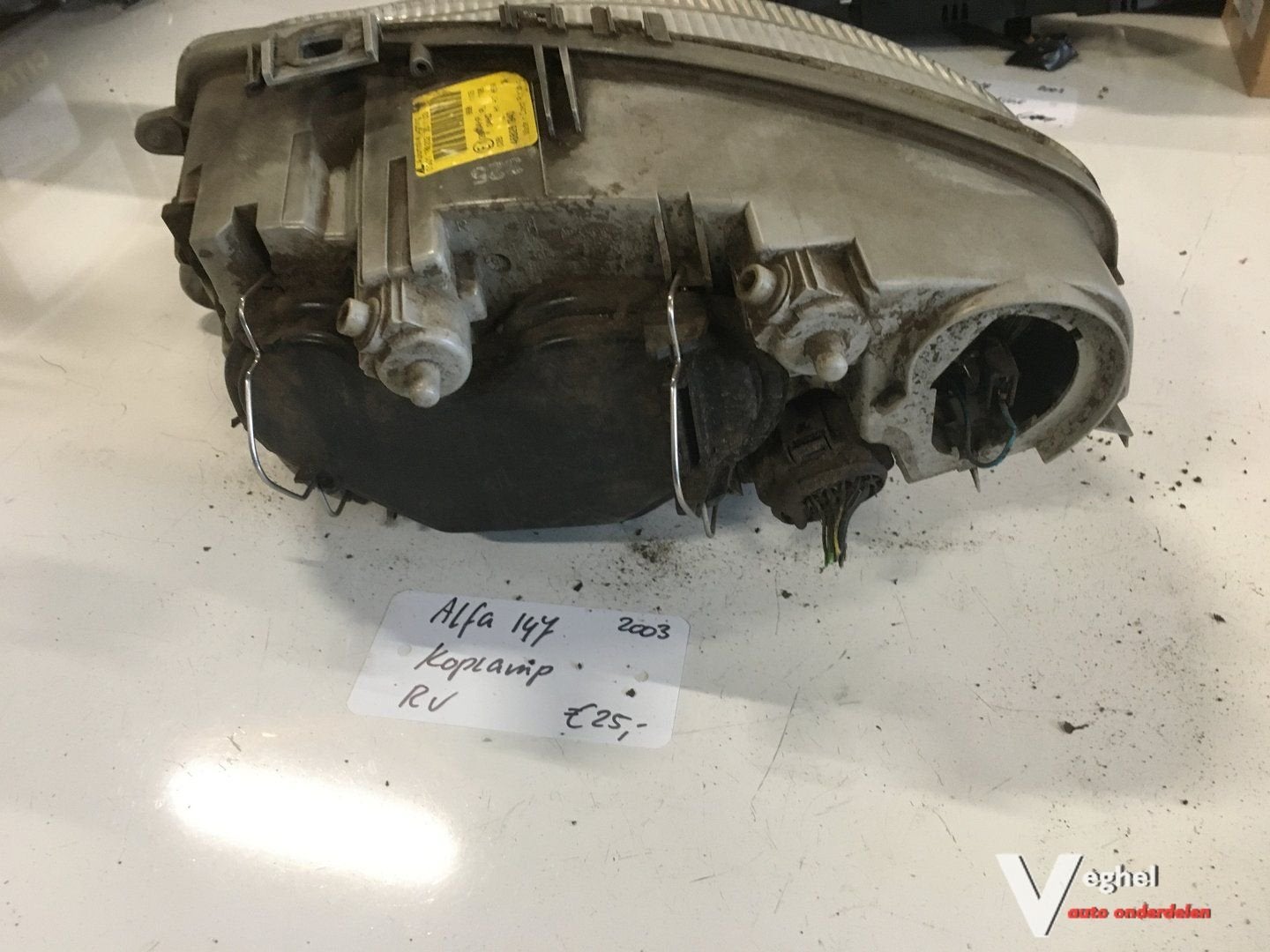 Alfa 147 2003  1.6 16v  Koplamp Rechts, Gebruikt, -, -, Ophalen of Verzenden