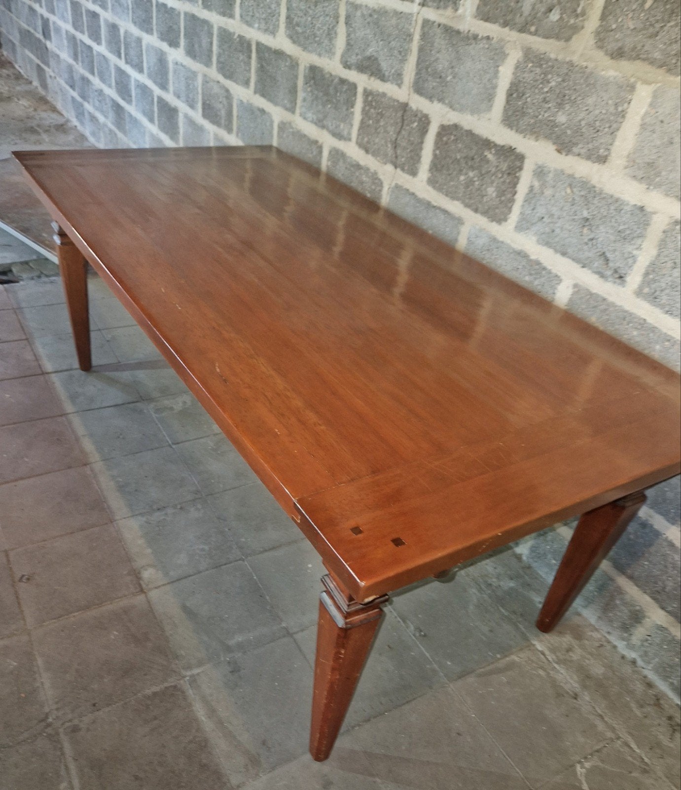Massieve boerentafel eettafel, Huis en Inrichting, Tafels | Eettafels, Ophalen, Gebruikt, 200 cm of meer, 50 tot 100 cm