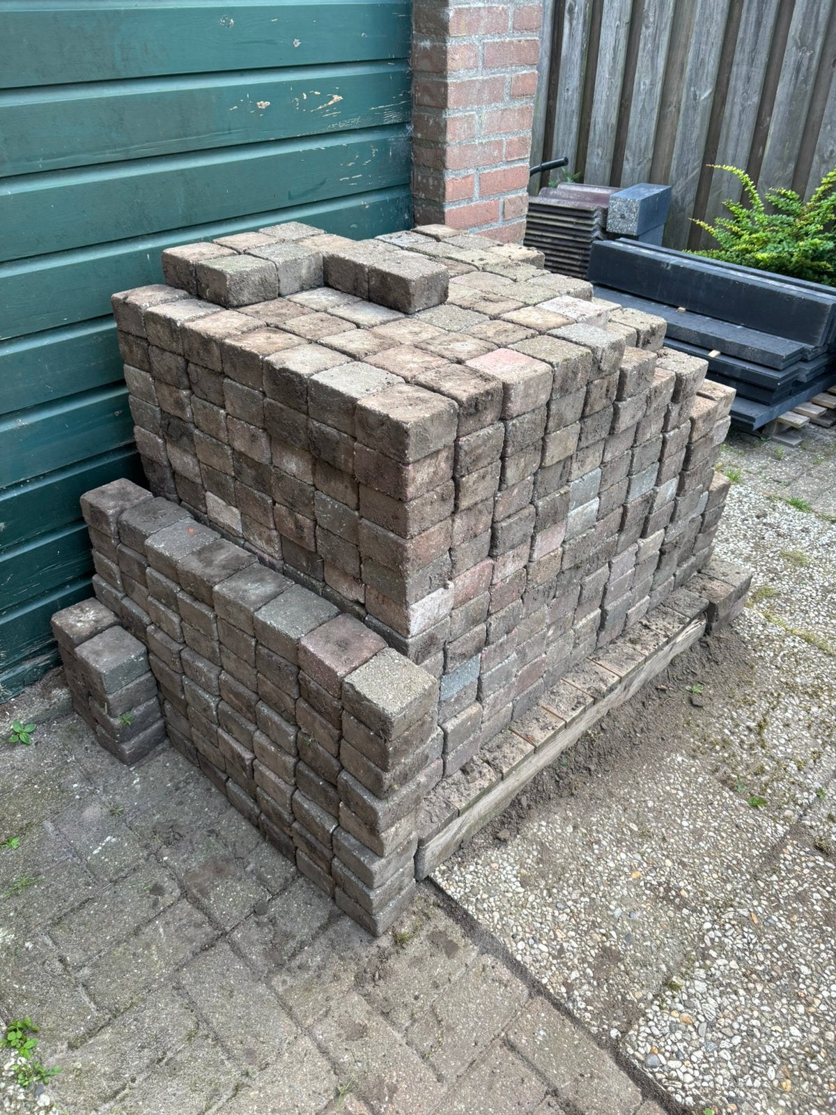 Tuin stenen, Ophalen, Gebruikt, Beton, Klinkers