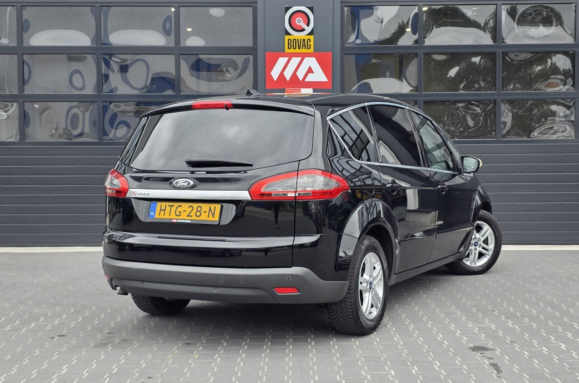 Ford S-MAX 1.6 EcoBoost Titanium | NAVI | PDC | STOELVERWARM, Auto's, Voorwielaandrijving, Gebruikt, Zwart, 4 cilinders
