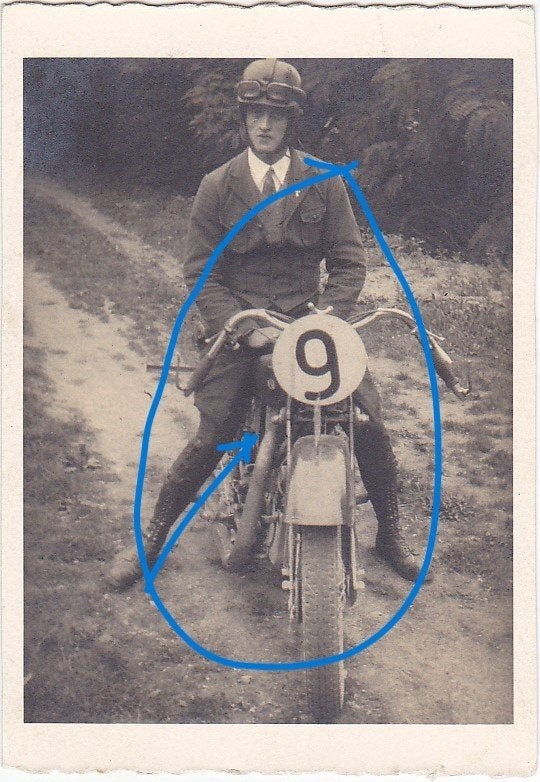Motorsport 1932 motor fotokaart, Verzenden, 1920 tot 1940, Ongelopen, Voertuig