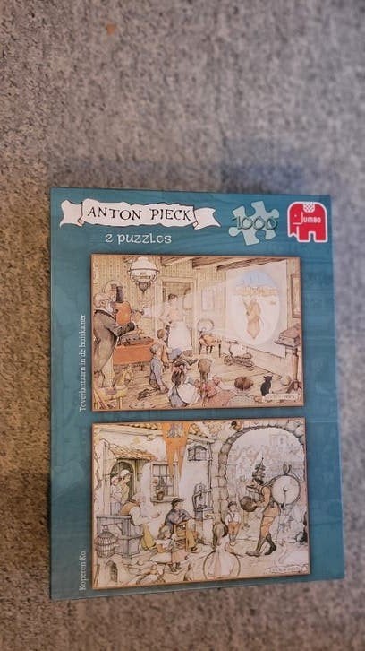 ANTON PIECK Puzzel (toverlantaarn/koperen Ko), Ophalen of Verzenden, 500 t/m 1500 stukjes, Zo goed als nieuw