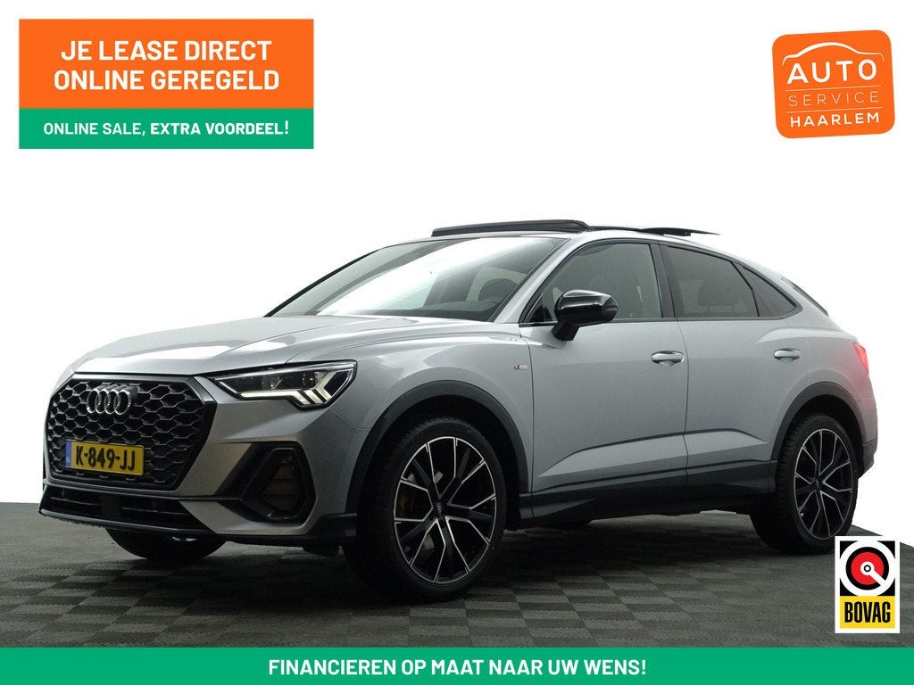 Audi Q3 Sportback 35 TFSI Pro Line S Aut- Panoramadak, Xenon, Auto's, Audi, Stof, 4 cilinders, Met garantie (alle), 1505 kg