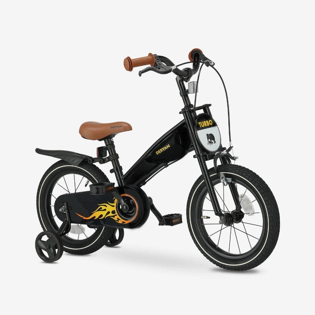 Deryan Kinderfiets Turbo 14 en 16 inch 3-in-1 model, Ophalen of Verzenden, Zo goed als nieuw