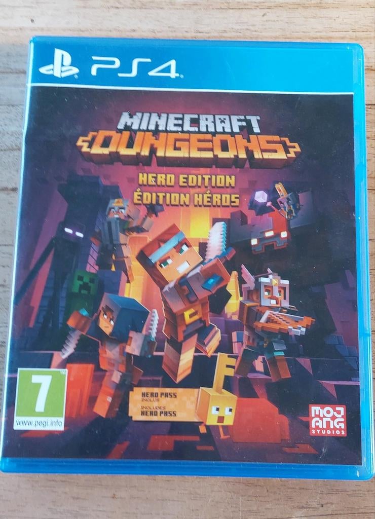 Minecraft Dungeons Hero Edition PS4, Spelcomputers en Games, Games | Sony PlayStation 4, Online, Ophalen of Verzenden, Zo goed als nieuw