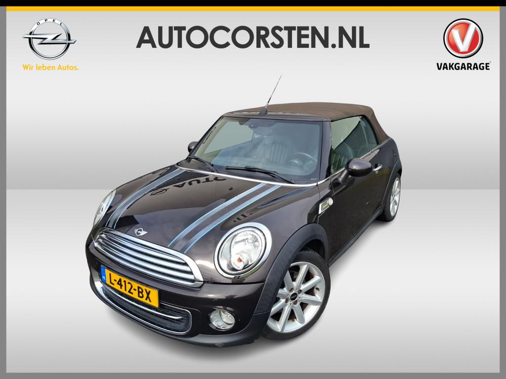 MINI Cabrio 1.6 Cooper Chili Leer Elek.dak Stoelverw. Ecc Pd, Gebruikt, Euro 6, 4 cilinders, 4 stoelen