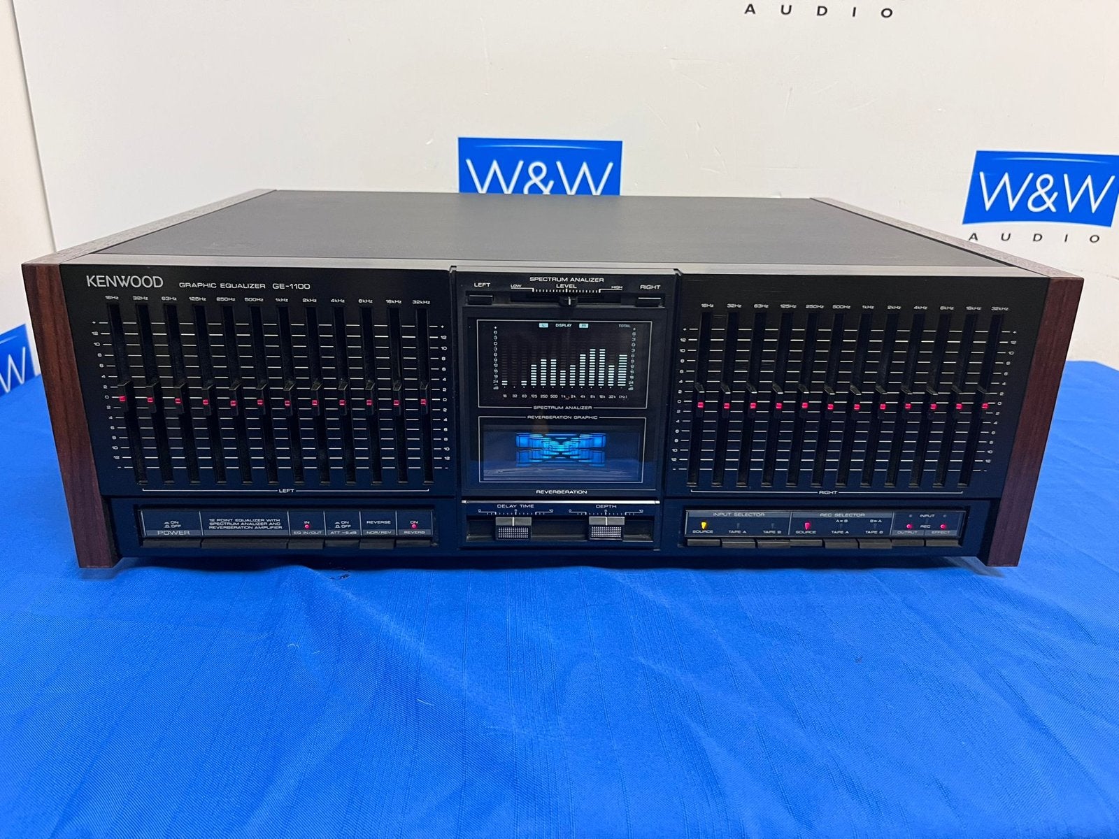 Kenwood GE-1100 Graphic Equalizer met Spectrum Analyzer, Overige merken, Gebruikt, ., Ophalen of Verzenden