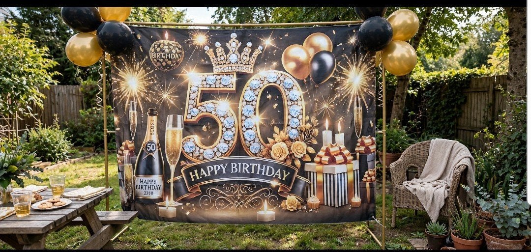 Groot spandoek 2x2m met frame te huur voor €50, Ophalen, Zo goed als nieuw, Geboorte of Huwelijk