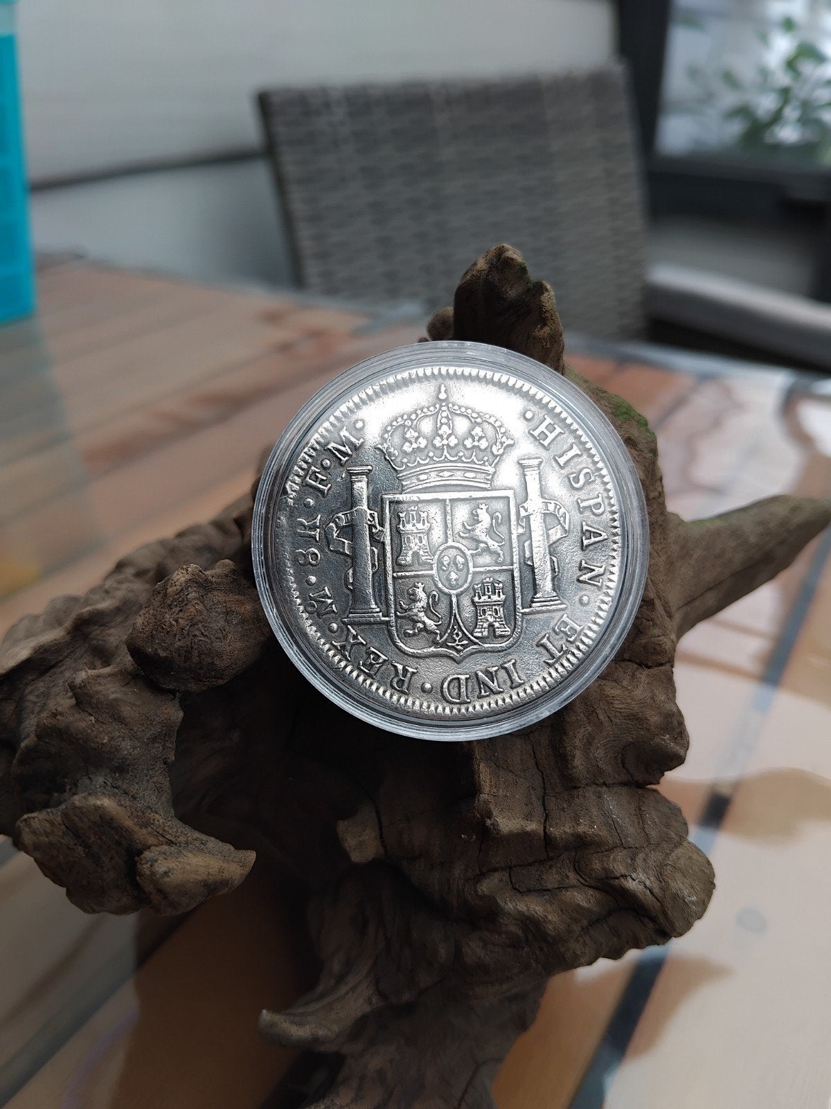Zilveren 8 Reales Munt 1797 - Zeer Mooie Staat, Ophalen of Verzenden