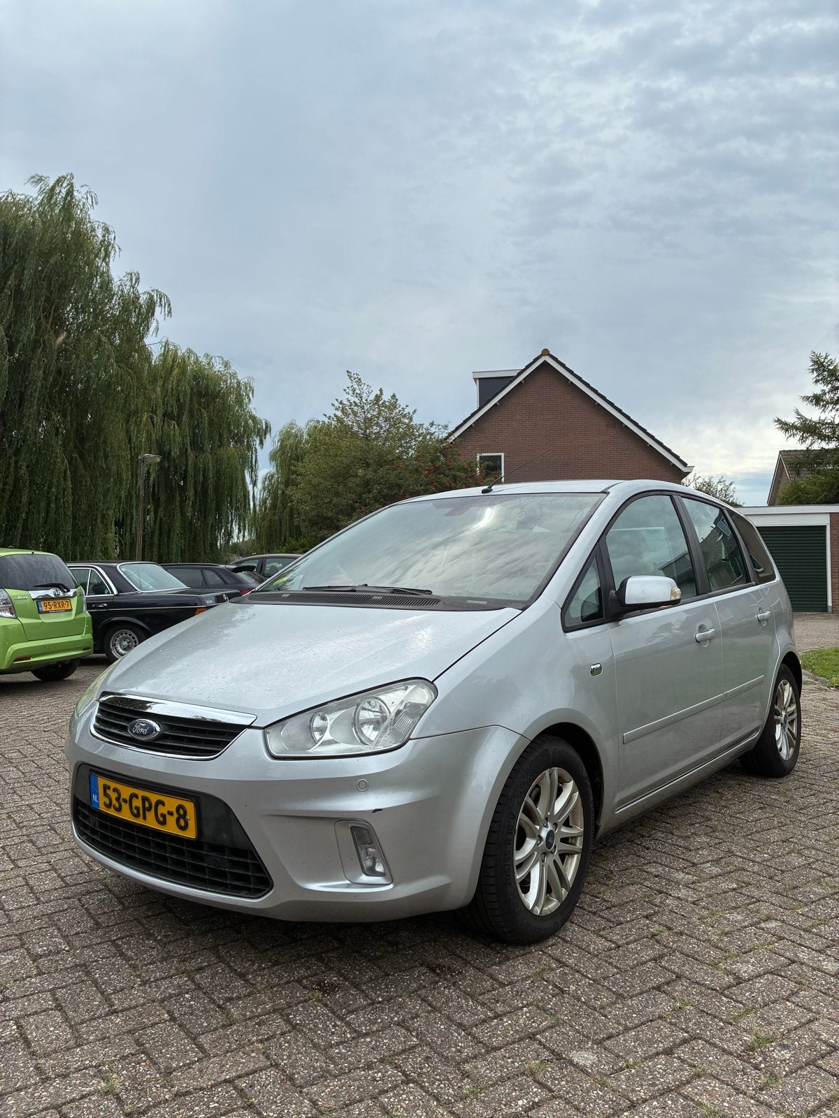 Ford C-Max 2.0 107KW AUT 2008 Grijs, Auto's, 145 pk, 4 cilinders, Origineel Nederlands, Particulier