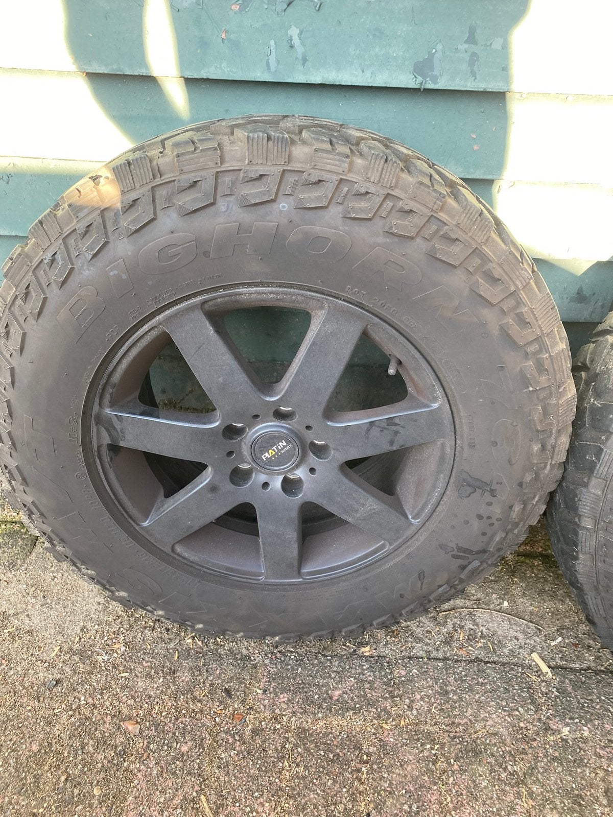 4 Velgen met terrein banden toyota rav 4 maxxis, Ophalen, Gebruikt