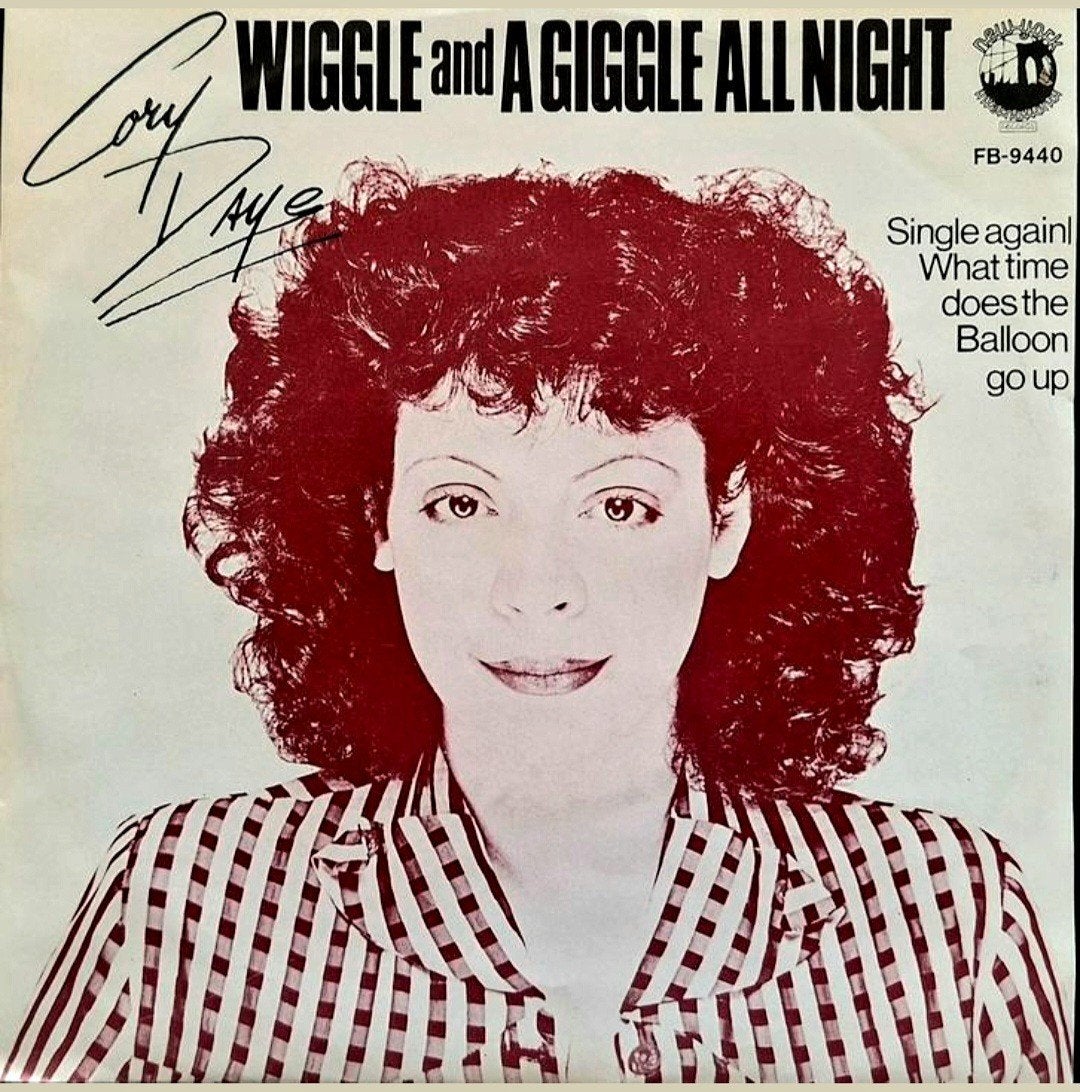 7"/SINGLE  CORY DAYE - Wiggle And A Giggle All Night, Ophalen of Verzenden, Gebruikt, Pop