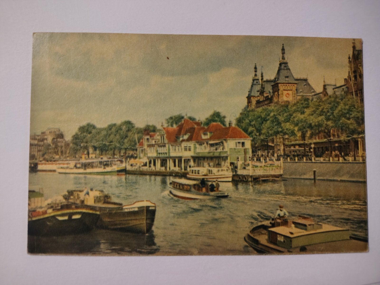 Amsterdam CENTRAAL-STATION EN NOORD-HOLLANDSCH KOFFIEHUIS, Ophalen of Verzenden, Noord-Holland