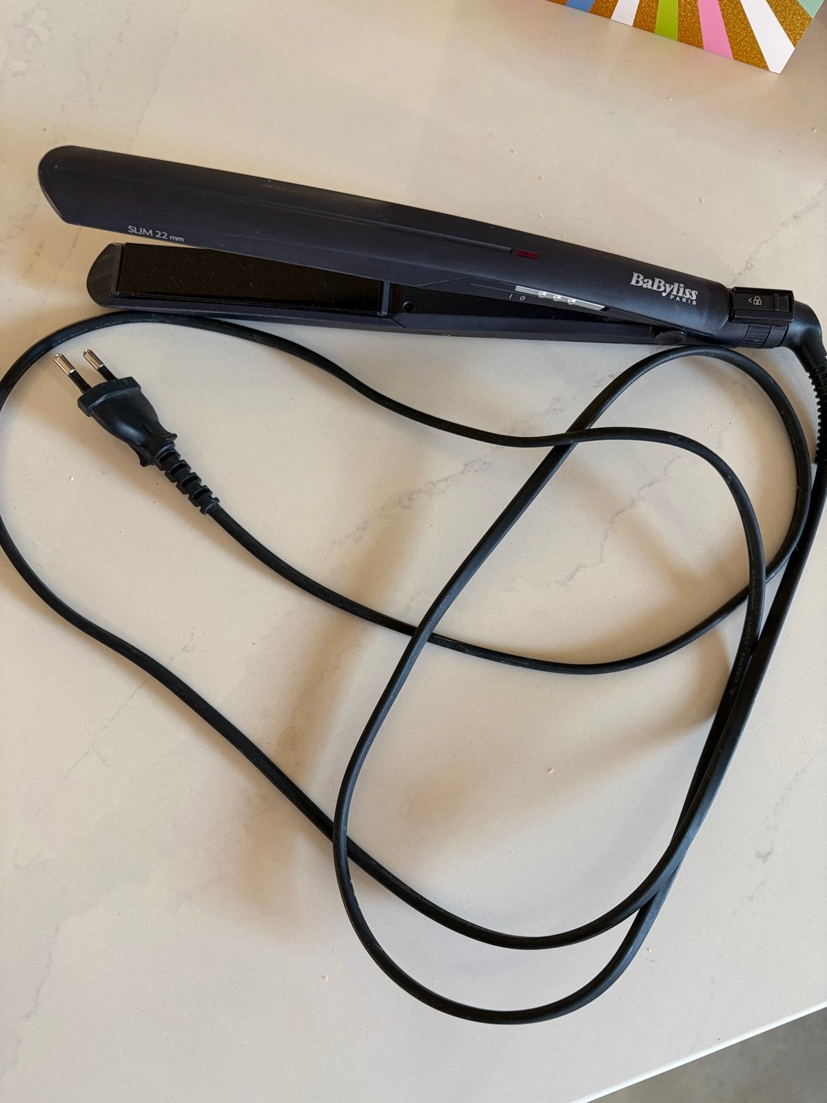 BaByliss Slim 22mm stijltang - Als nieuw, Ophalen of Verzenden, Zo goed als nieuw, Haarverzorging