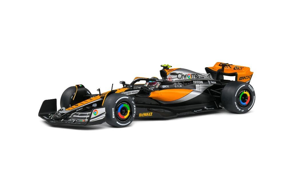 McLaren F1 Team MCL6 #4 2023 Sol111, Hobby en Vrije tijd, Modelauto's | 1:43, Verzenden, Nieuw, Auto, Solido