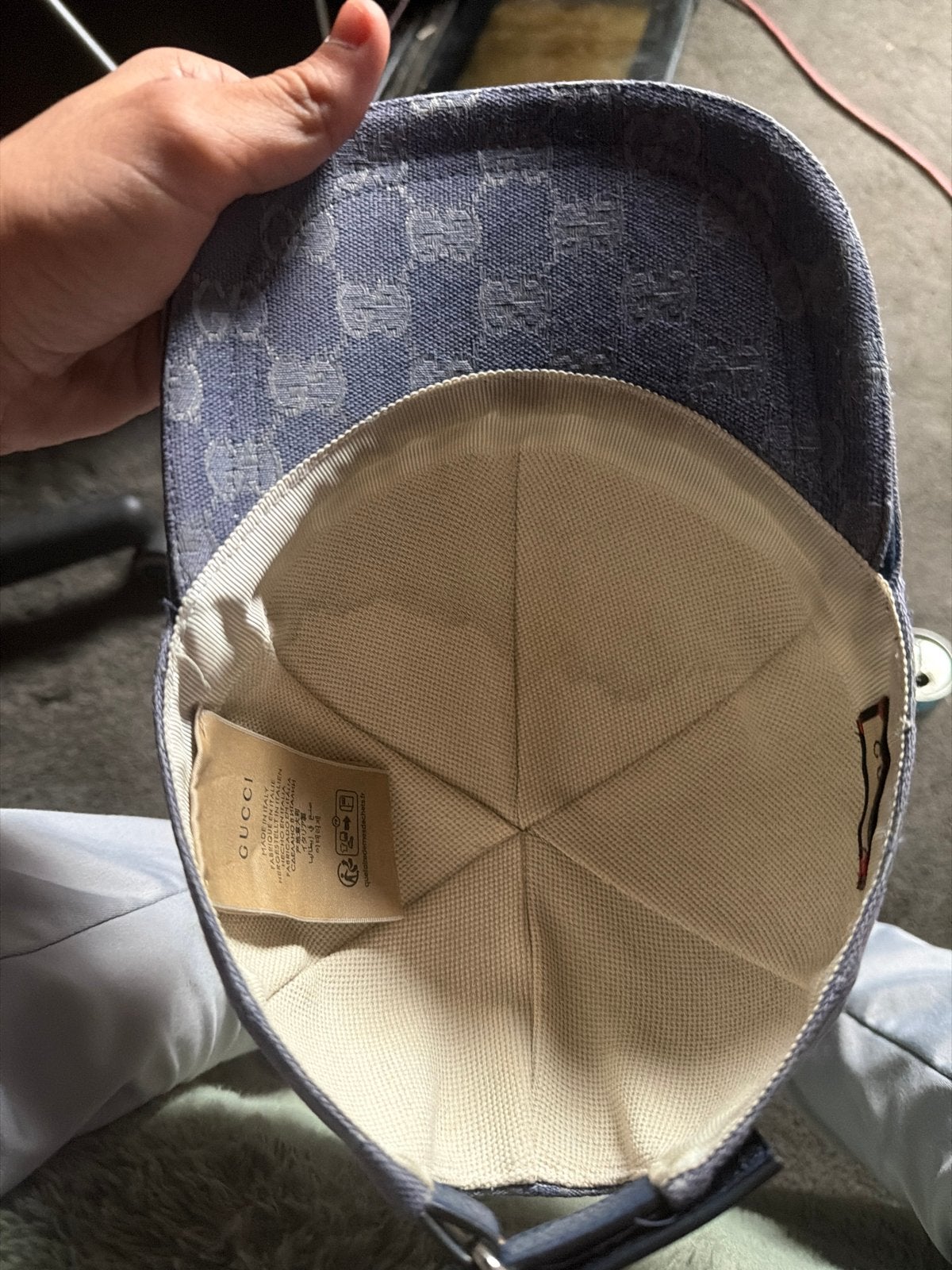 Gucci Pet - Blauw met GG-patroon, Ophalen, Gedragen, One size fits all, Pet