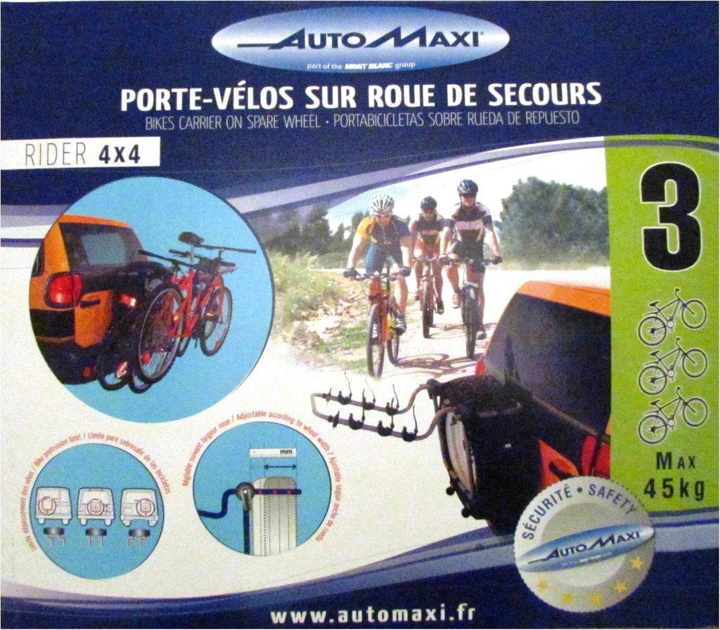 GRATIS---Fietsdrager achterop Reservewiel nu GRATIS, Ophalen, 2 fietsen, Nieuw, Achterklepdrager