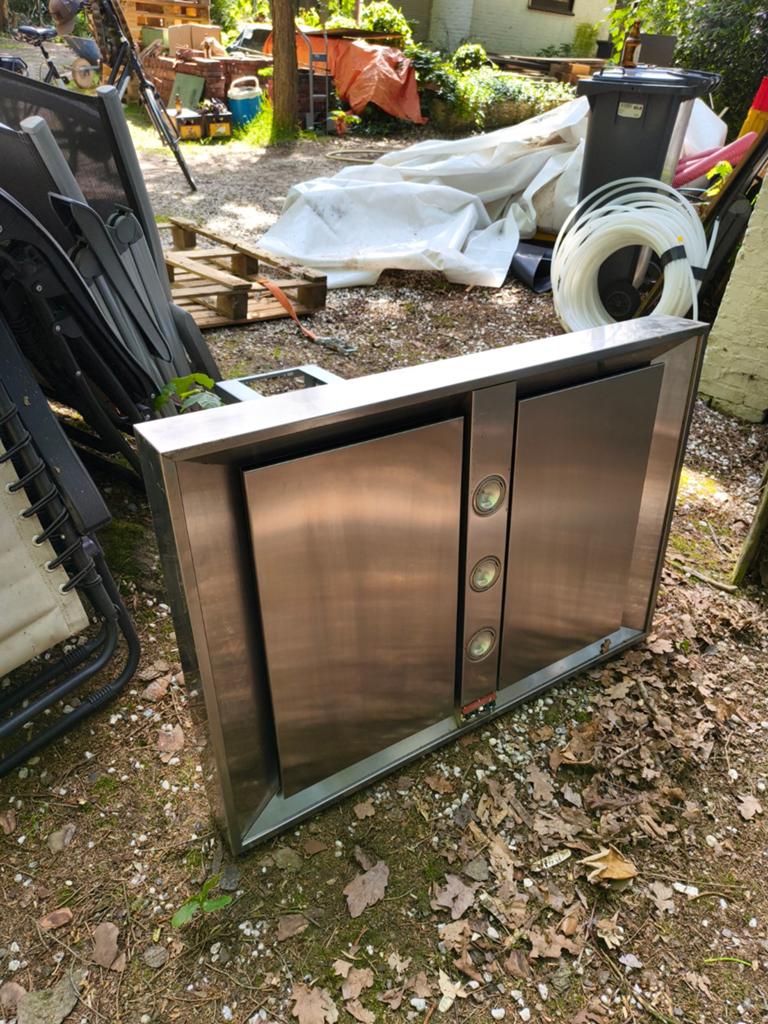 Itho Afzuigkap RVS - Inbouw - Zo goed als nieuw, Overige typen, Ophalen of Verzenden, Zo goed als nieuw, Inbouw