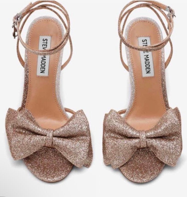 Nieuwe Steve Madden pumps Blyss-G Sandal Rose BSH Glitter, Ophalen of Verzenden, Nieuw, Schoenen met hoge hakken