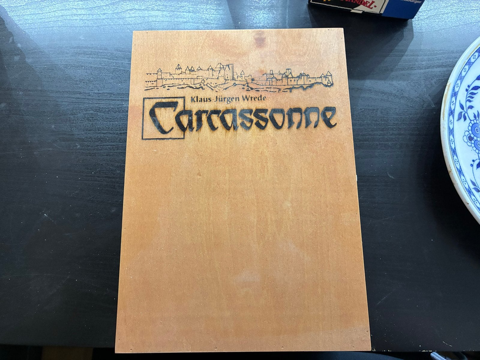 Carcassonne bordspel in houten kist en andere spellen,, Hobby en Vrije tijd, Gezelschapsspellen | Bordspellen, Drie of vier spelers