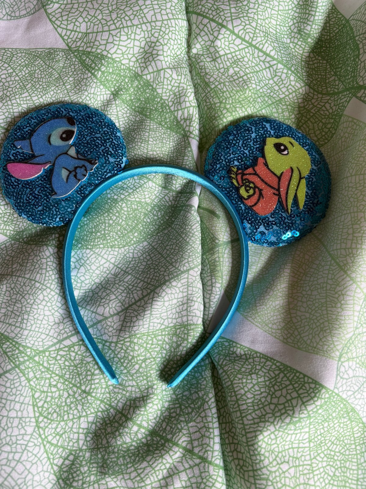 Disney hoofdband stitch, Ophalen of Verzenden, Overige figuren, Zo goed als nieuw, Beeldje of Figuurtje