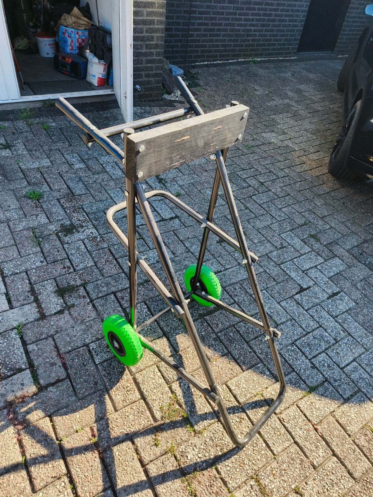 Verrijdbare buitenboordmotor steun met PU wielen, Watersport en Boten, Ophalen, Zo goed als nieuw, Motor en Techniek