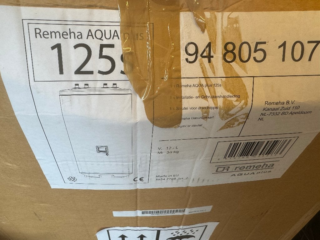 Remeha indirect boiler vat 125L, Ophalen, Hoog rendement (Hr), Overige typen, Nieuw