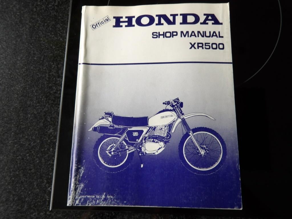 werkplaatshandboek Honda XR500, Verzenden, Honda