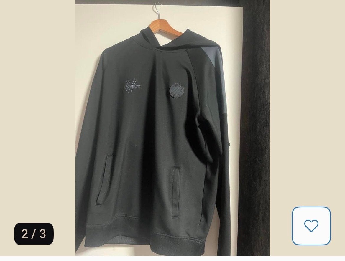Malelions Sport Hoodie voor Heren, Ophalen, Zwart, Maat 56/58 (XL), Gedragen