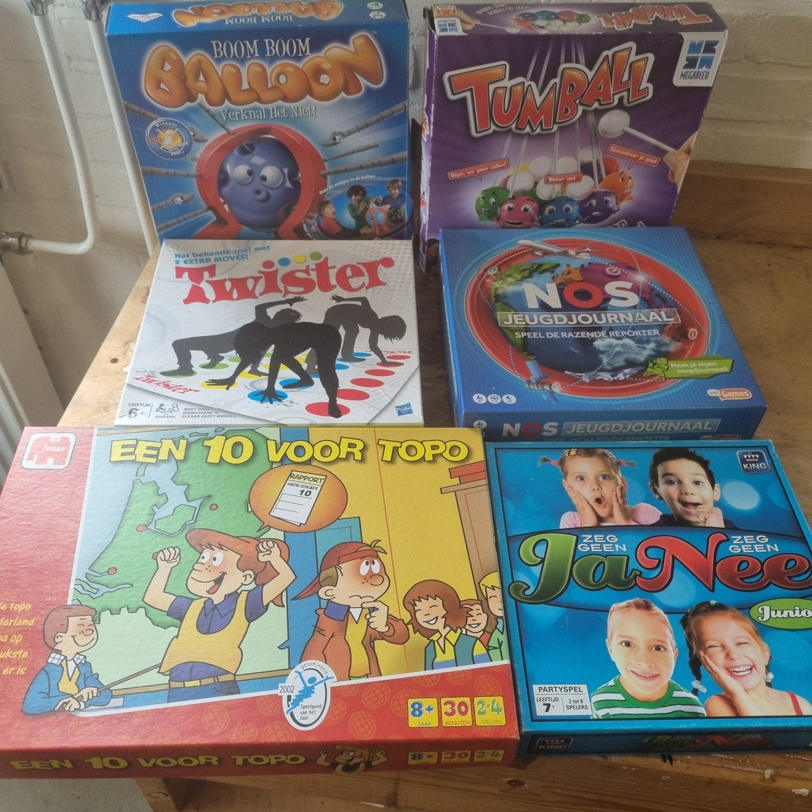 Pakket spellen 6 stuks, Ophalen of Verzenden