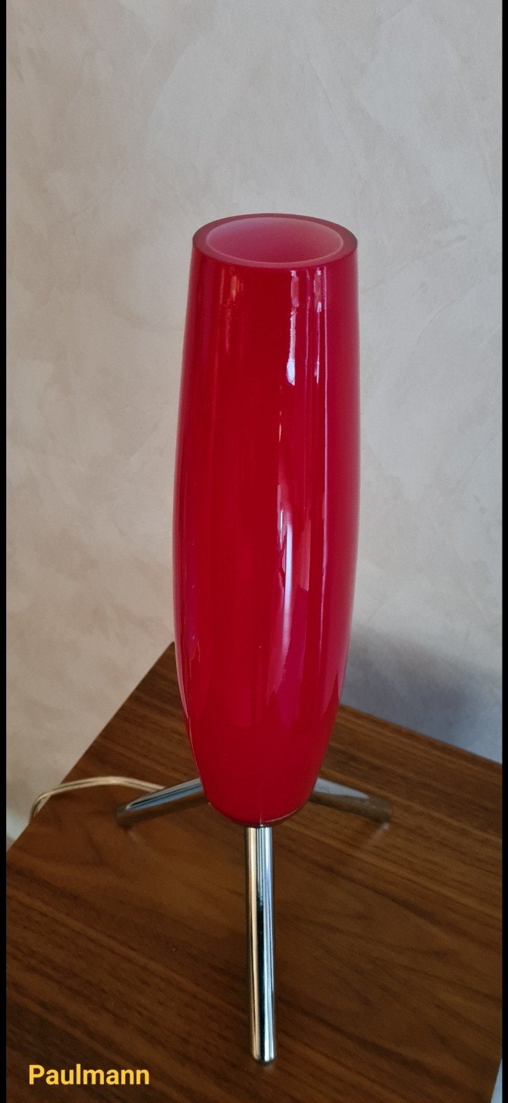 prachtige Paulmann Arazzo tafellamp, Rood, Ophalen of Verzenden