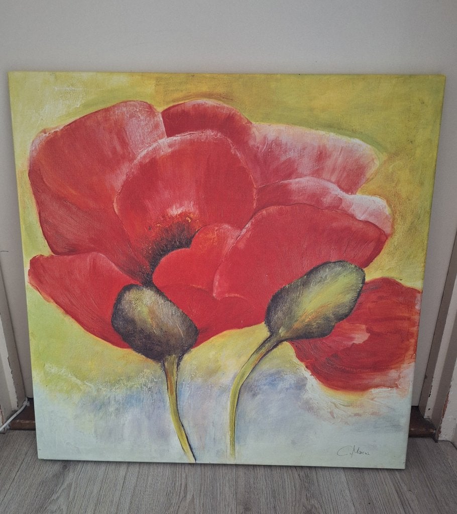 Schilderij, Overige ondergronden, Handgeschilderd, Olieverf, Klassiek