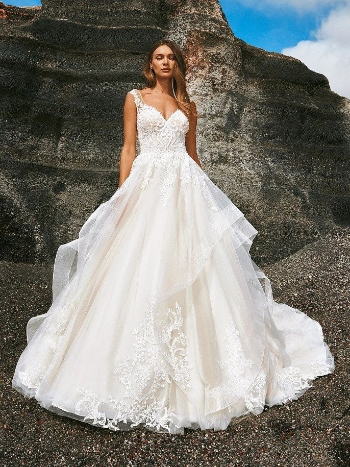 Trouwjurk Pronovias Tunya, Ophalen, Trouwjurk, Wit, Pronovias