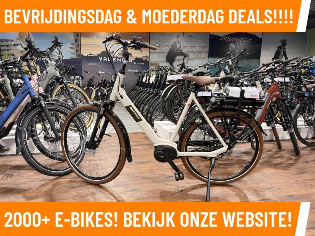 MEGA DEALS BIJ MRA! ACTIE WEKEN! MAGAZIJN OPRUIMING! MRA!, Fietsen en Brommers, Batavus, Batavus, Ophalen of Verzenden, 50 km per accu of meer