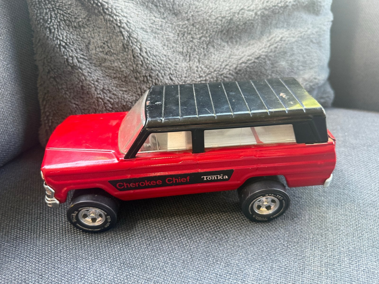 Vintage Tonka Jeep Cherokee Chief speelgoedauto, Ophalen of Verzenden, Gebruikt