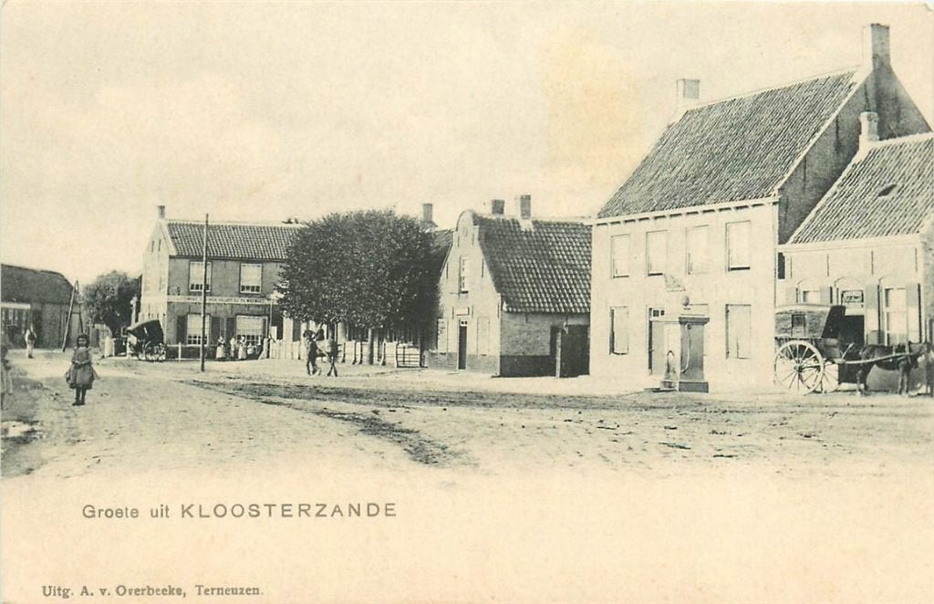 701-126-043 Kloosterzande, Verzenden, Voor 1920, Zeeland