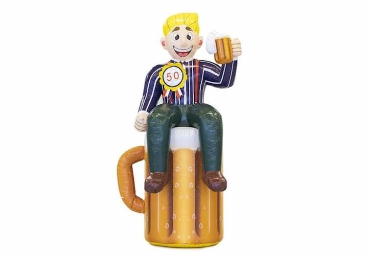 abraham op bierpul pvc opblaasfiguur te huur, Ophalen, Zo goed als nieuw, Abraham of Sarah