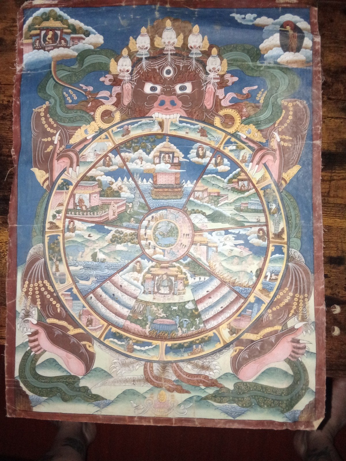 Chinese kunst op zijden doek, Ophalen of Verzenden