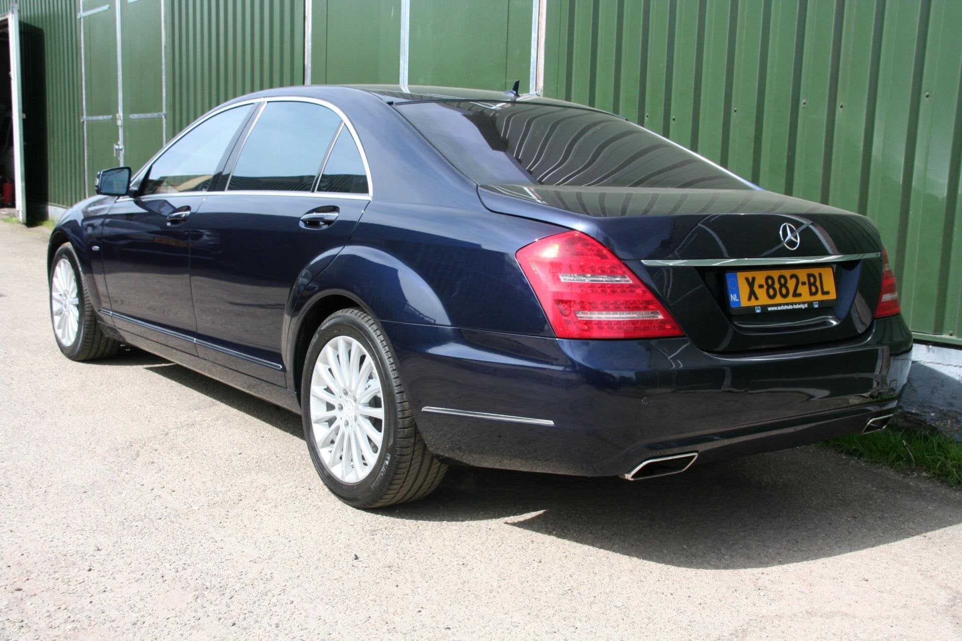 Mercedes-Benz S-klasse 500 Lang Prestige Plus, 1e EIGENAAR D, Euro 5, Gebruikt, Blauw, 120 €/maand