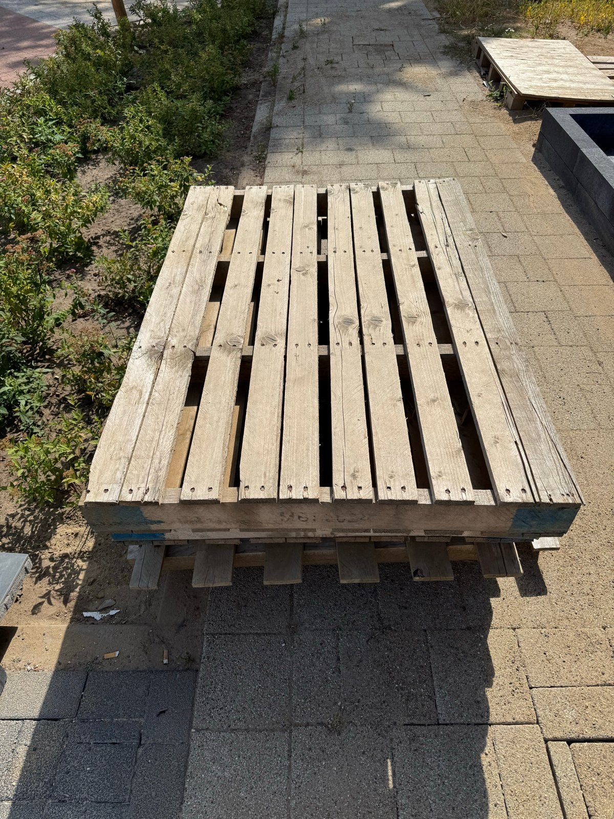 GRATIs Gebruikte houten pallets project, Ophalen, Gebruikt, 50 mm of meer, Pallet