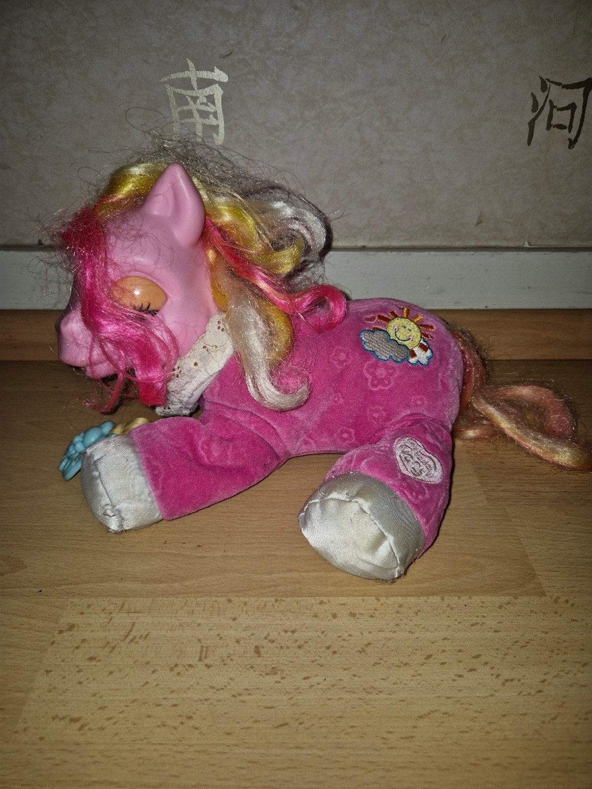 Interactieve My Little Pony knuffel roze, geluid en beweging, Paard, Gebruikt, Overige merken, Met geluid